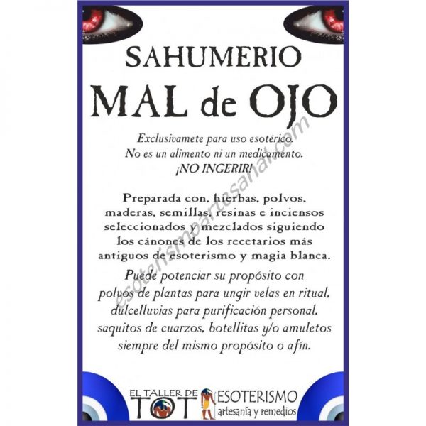 SAHUMERIO -*- MAL de OJO