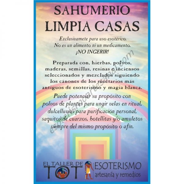 SAHUMERIO -*- LIMPIA CASAS