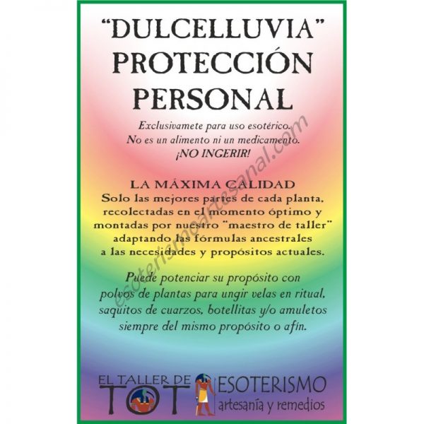 DULCELLUVIA -*- PROTECTOR PERSONAL