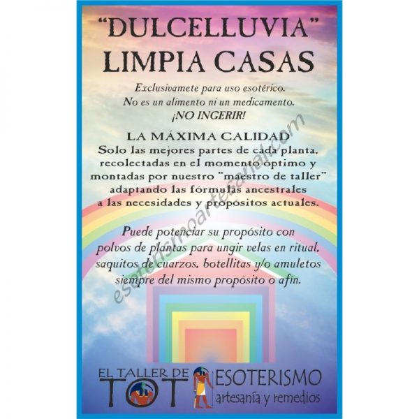 DULCELLUVIA -*- LIMPIA CASAS