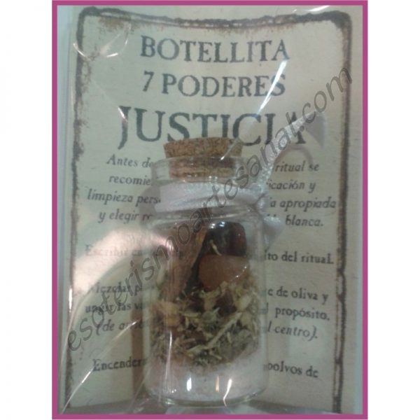 Botellita 7 PODERES -*- JUSTICIA