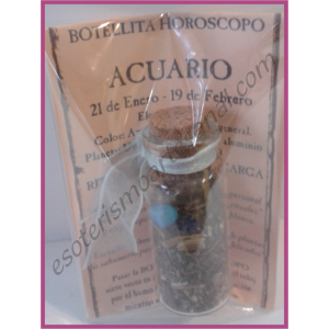 Botellita 7 Poderes Zodiaco -*- ACUARIO