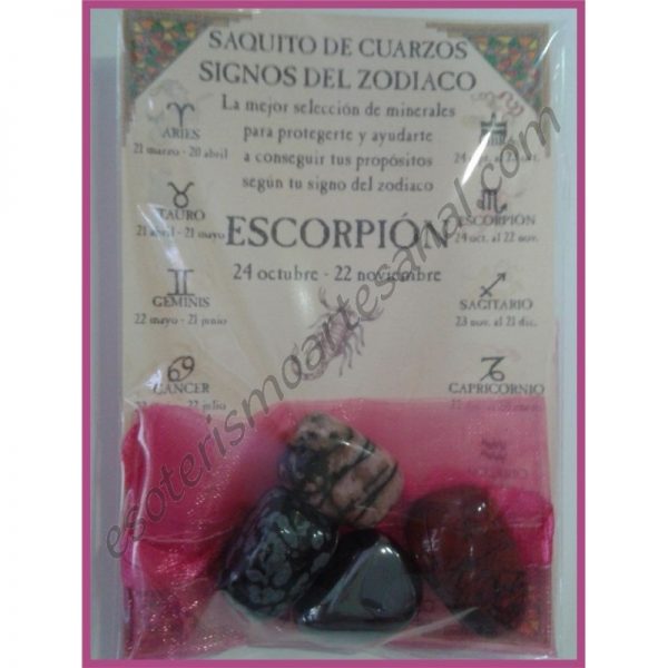Saquito Minerales -*- ESCORPIO