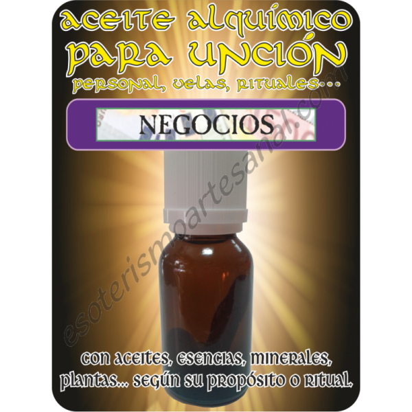 Aceite Alquímico 20 ml. NEGOCIOS