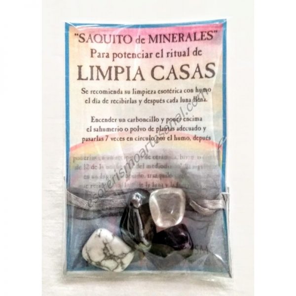 SAQUITO MINERALES - LIMPIA CASAS