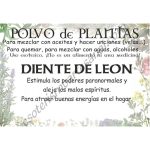 Polvo de Diente de León