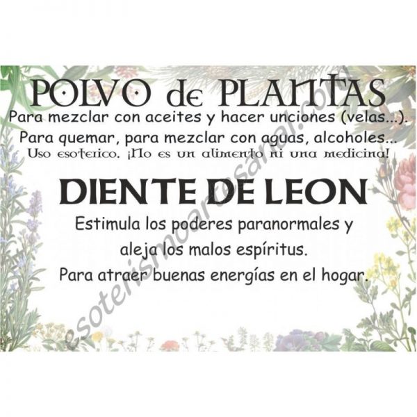 Polvo de Diente de León