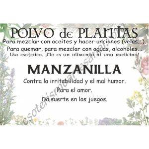 Polvo de Manzanilla
