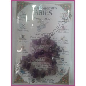 ARIES - PULSERA minerales minichips