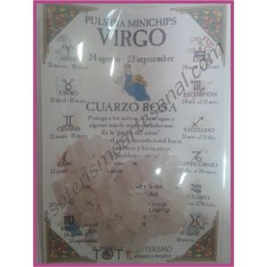 VIRGO - PULSERA minerales minichips