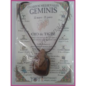 GÉMINIS - Colgante MEDIEVAL