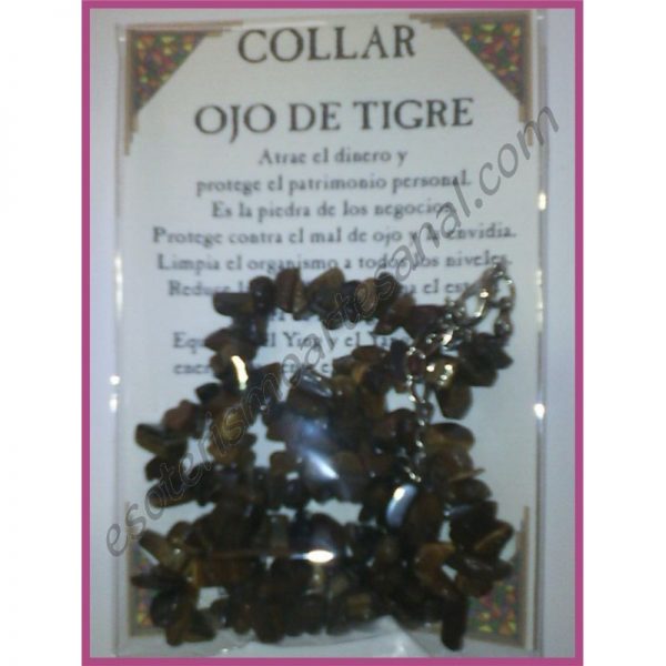 COLLAR chips -*- OJO DE TIGRE