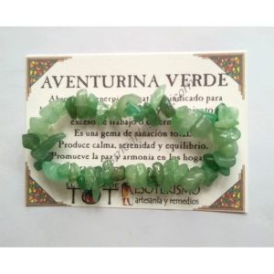 PULSERA chips - AVENTURINA VERDE