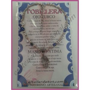 OJO TURCO y MANO DE FATIMA - TOBILLERA - 01