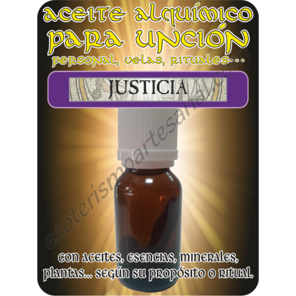 Aceite Alquímico 5 ml. JUSTICIA