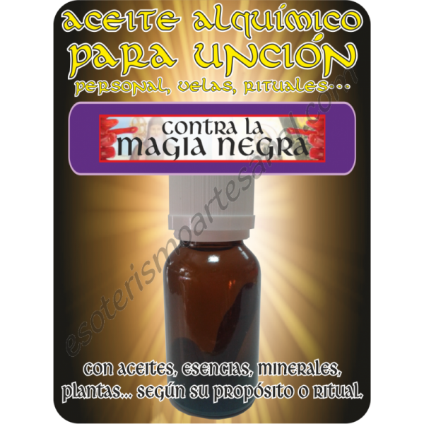 Aceite Alquímico 5 ml. Contra la MAGIA NEGRA