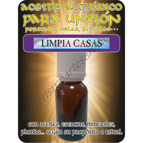 Aceite Alquímico 5 ml. LIMPIA CASAS
