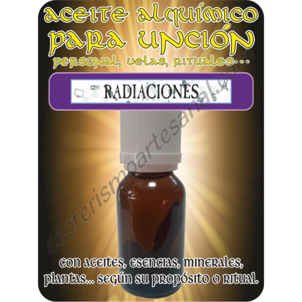 Aceite Alquímico 5 ml. RADIACIONES ELECTROMAGNÉTICAS