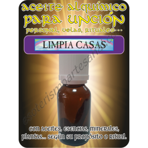 Aceite Alquímico 15 ml. LIMPIA CASAS