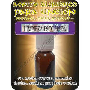 Aceite Alquímico 15 ml. LIMPIEZA ESOTÉRICA