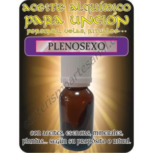 Aceite Alquímico 15 ml. PLENOSEXO