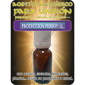 Aceite Alquímico 15 ml. PROTECCIÓN PERSONAL