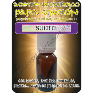Aceite Alquímico 15 ml. SUERTE