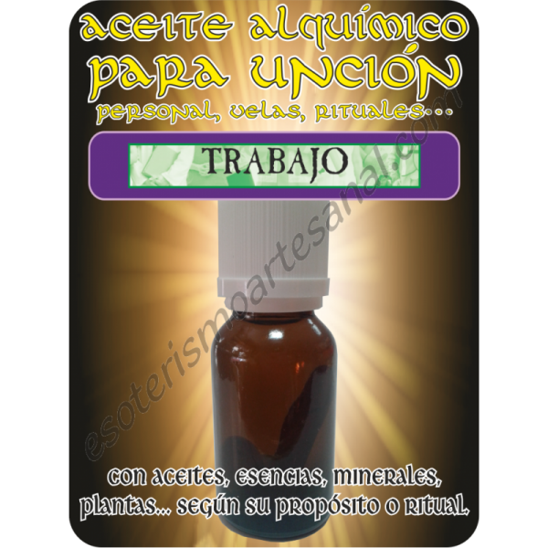 Aceite Alquímico 15 ml. TRABAJO