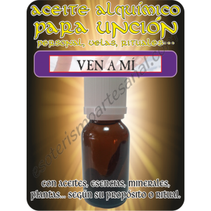 Aceite Alquímico 15 ml. VEN A MÍ