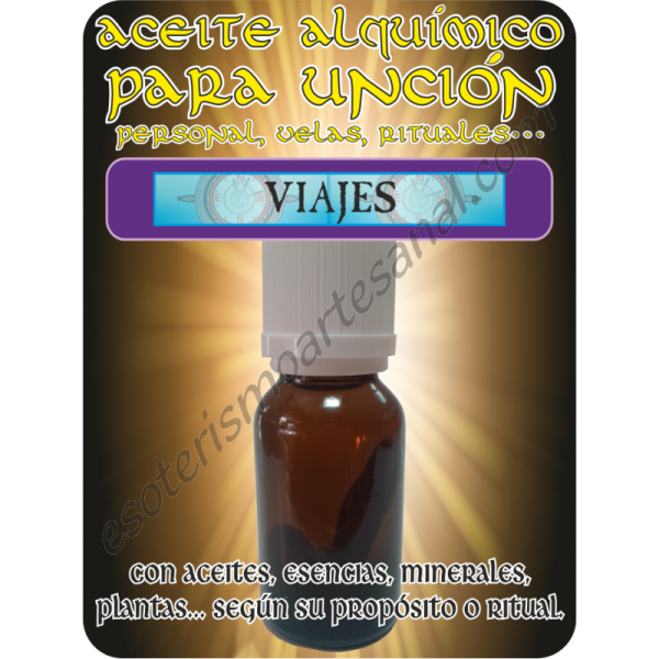 Aceite Alquímico 10 ml. VIAJES
