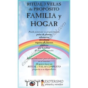 RITUAL 3 VELAS Universal -*- FAMILIA y HOGAR
