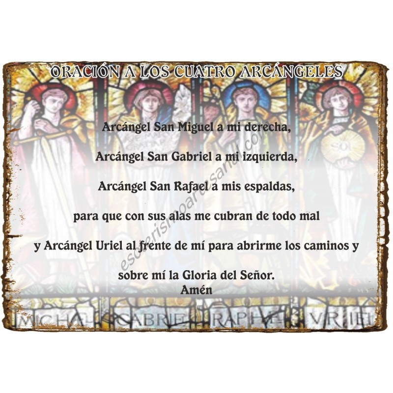 CAPILLITA - PROTECCIÓN PERSONAL - 4 ARCÁNGELES