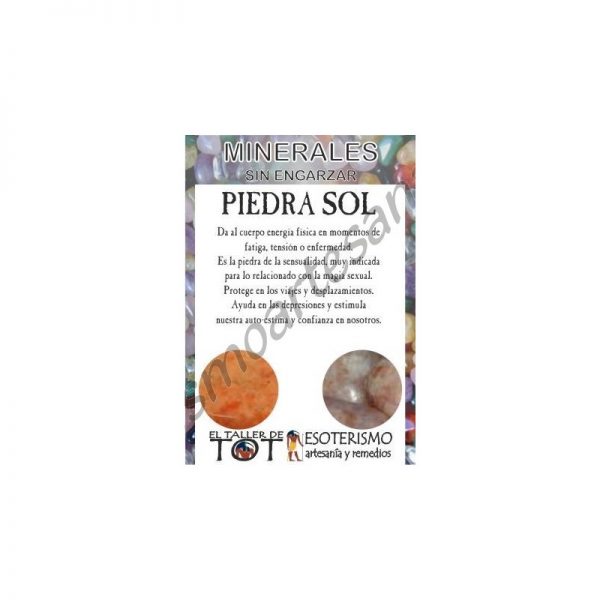 Mineral -*- PIEDRA SOL