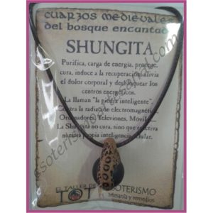 COLGANTE MEDIEVAL -*- SHUNGITA