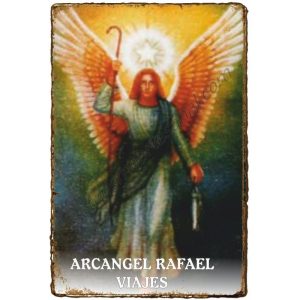Estampita "Pergamino" - VIAJES - ARCÁNGEL RAFAEL