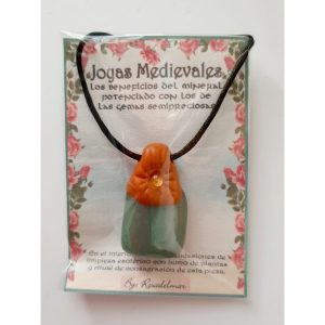 JOYA MEDIEVAL AVENTURINA VERDE - CITRINO 01