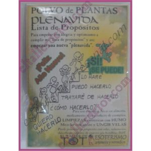 Polvos de propósito PLENAVIDA - Lista de Propósitos