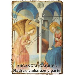 LÁMINA A4 "Pergaminada" - SALUD - EMBARAZO - ARCÁNGEL GABRIEL