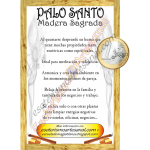 PALO SANTO - MADERA - 1 €