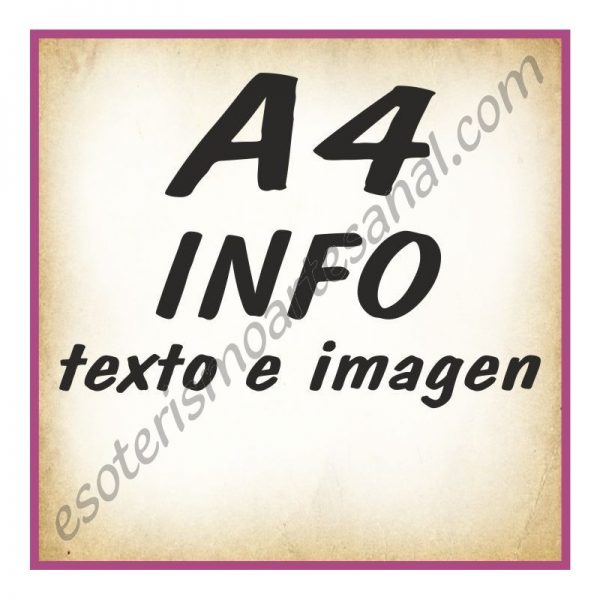 A4 INFO texto e imagenes