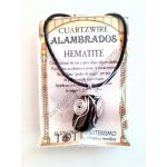 COLGANTE CUARTZWIRE ALAMBRADO - HEMATITE