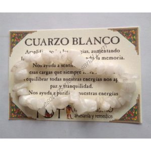PULSERA chips - CUARZO BLANCO