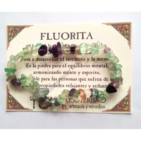 PULSERA chips - FLUORITA