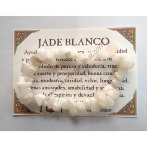 PULSERA chips - JADE BLANCO