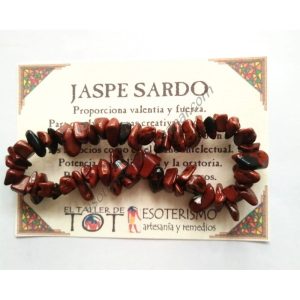 PULSERA chips - JASPE SARDO