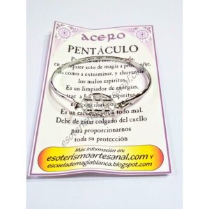 PULSERA ACERO - Pentáculo