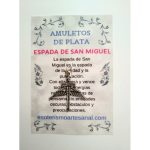 ESPADA DE SAN MIGUEL - Amuleto en plata