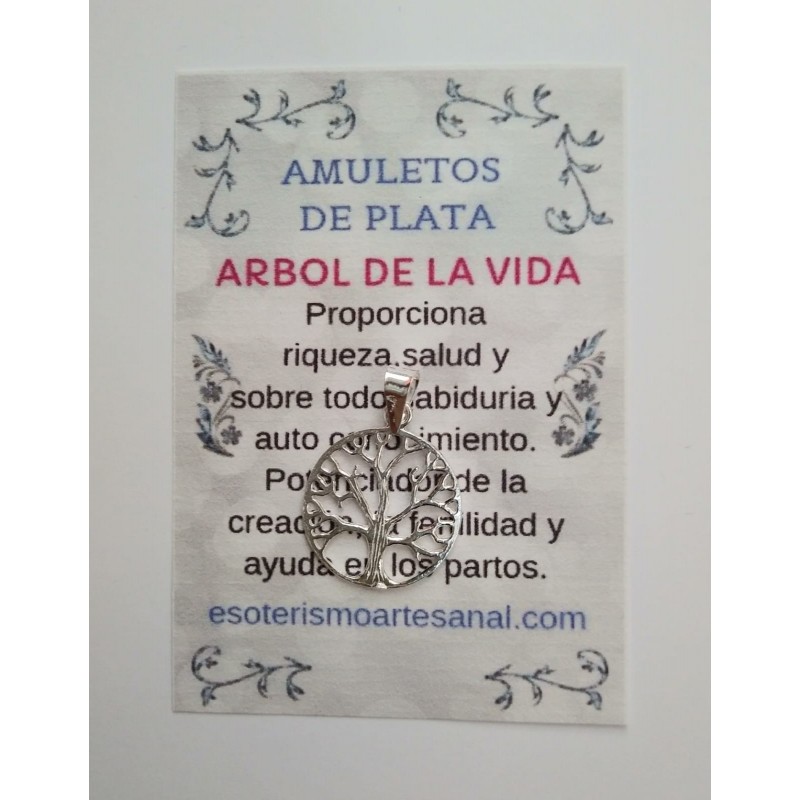Set Pack Aretes Collar Para Mujer Árbol De La Vida Joya Plata GENERICO