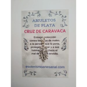 CRUZ DE CARAVACA - Amuleto en plata - modelo 2