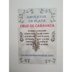 CRUZ DE CARAVACA - Amuleto en plata - modelo 3